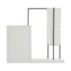 Drawer Cabinet, Wardrobe Set, White Wardrobe, Sideboard, Clothes Rail, Dimensions: B140/W40/H135, White