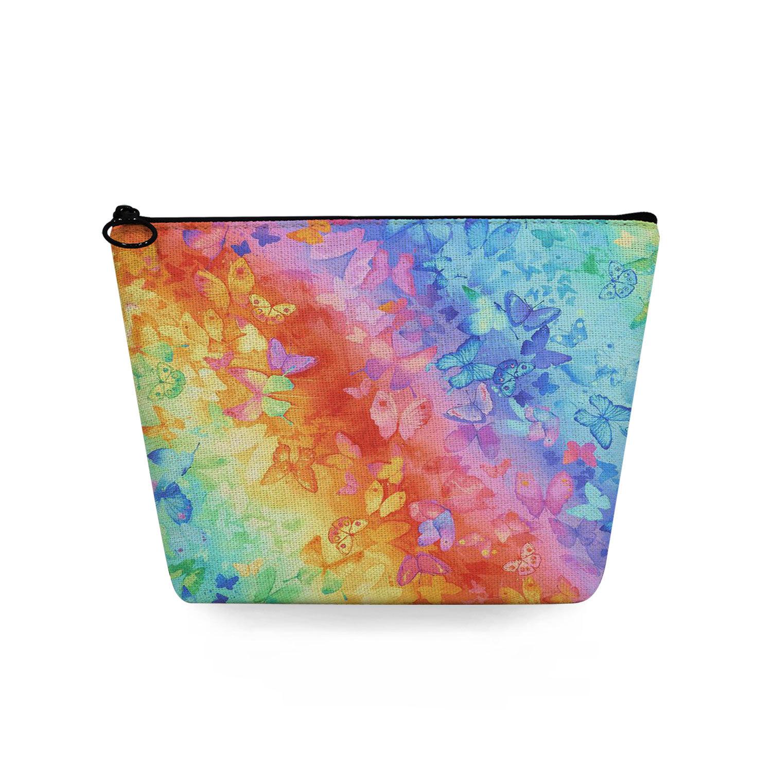 

Women Color texture Print Cosmetic Bag Toiletries Organize Travel Storage Case 6776 KTB