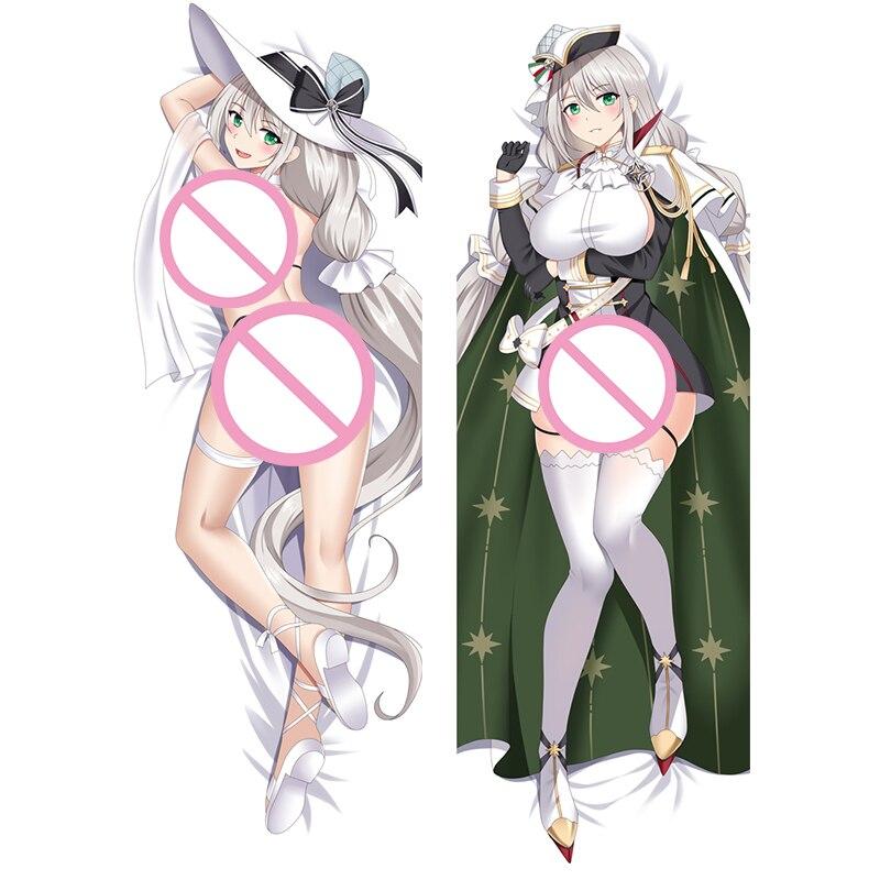 

60x180 см Azur Lane сиденье Постельное белье обнимающее тело наволочка Rn Aquila двухсторонняя печать обнимающая декоративная наволочка по индивидуальному заказу