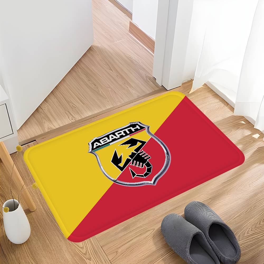 

A-AbarthS-S Bathroom Mat Kids Room Bedroom Decoration Balcony Anti-Slip Doormat Living Room Welcome Rug 40x60cm