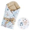 Babyu, Baby Swaddle Wrap Double Fastening Cotton 80x80 Cm