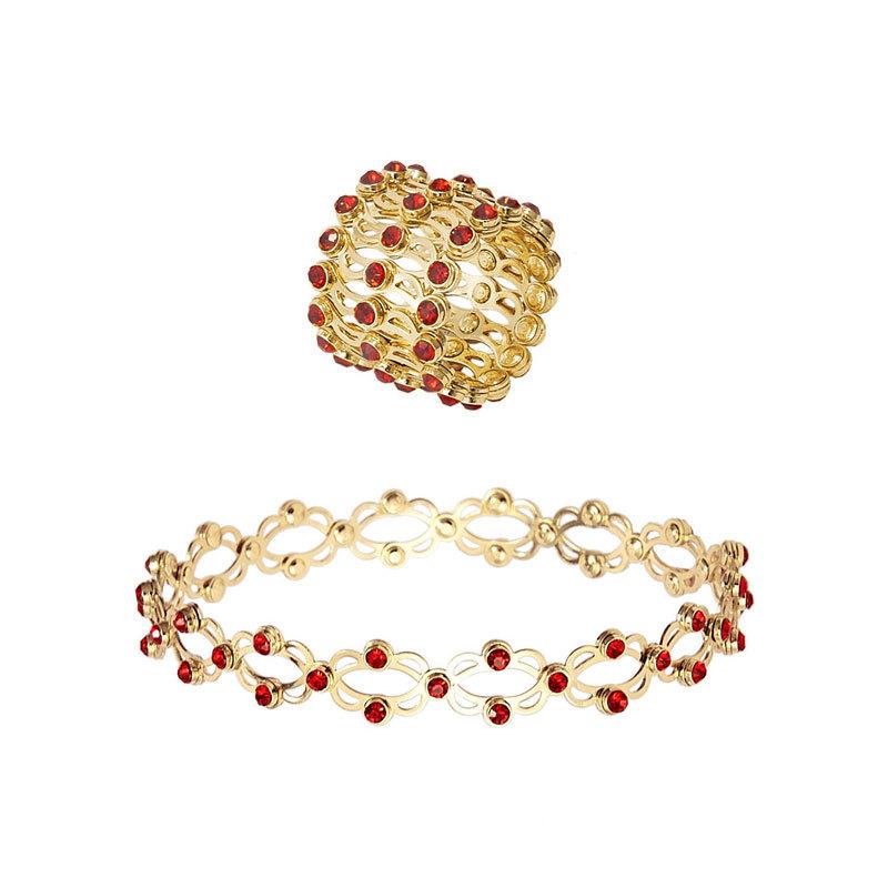 , new creative telescopic ring, deformable copper bracelet, fashionable size adjustable ring