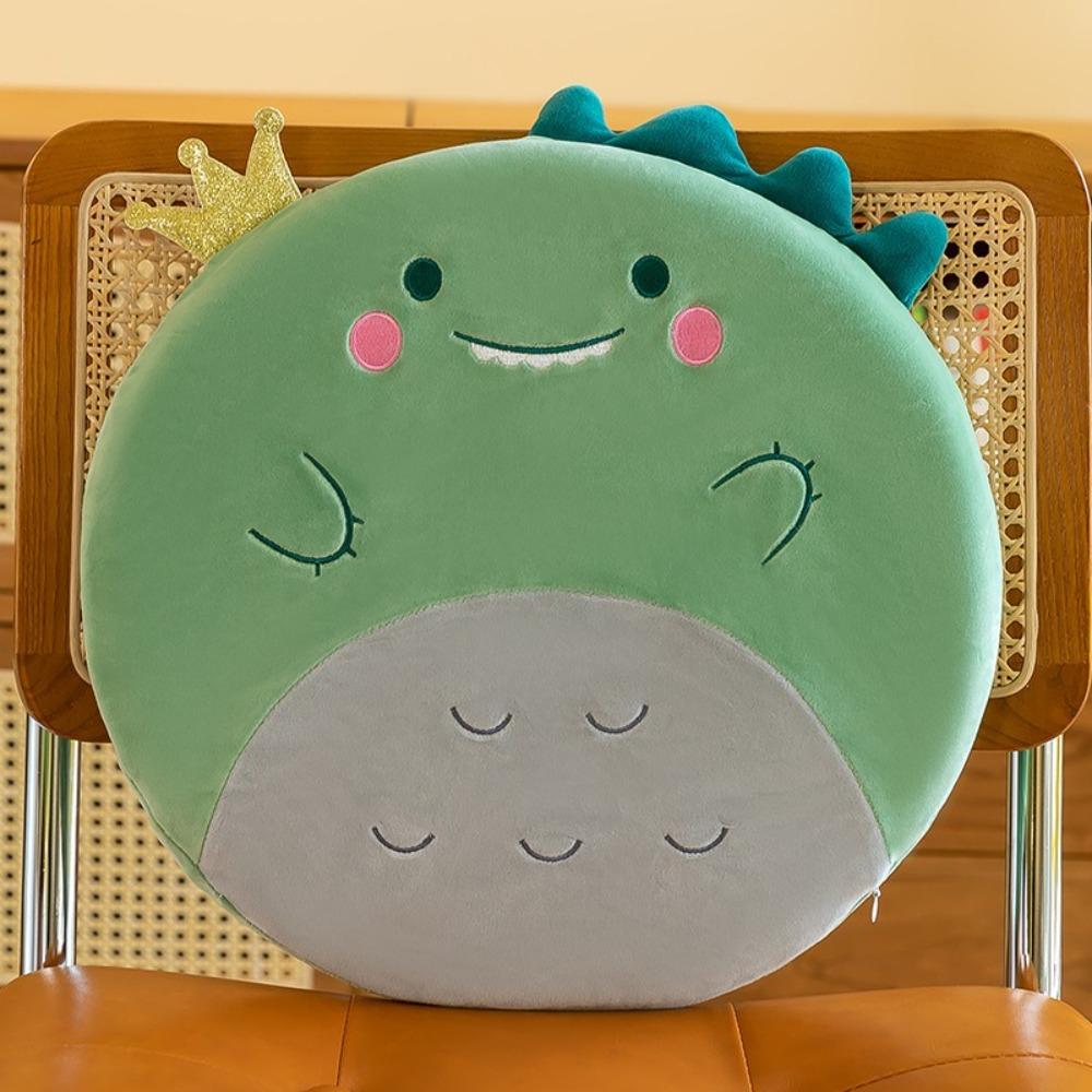 Cartoon Animal Dog Cat Chair Cushion Thick Sofa Pillow Plush Toy For Office Student Dormitory Car