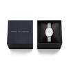 Danielwellingteon Juliette Braided Mesh Classic Round Silver Women'S Wristwatch