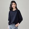 SOFSIL Women's Lantern Sleeve Loose Sweatshirt