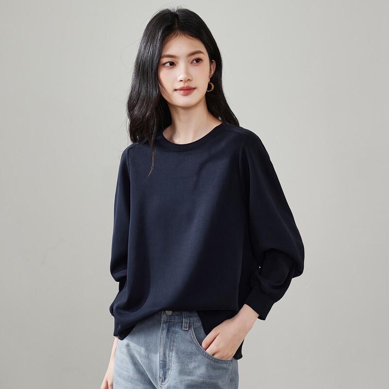 SOFSIL Women's Lantern Sleeve Loose Sweatshirt