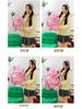 Sakura Pink Stitch Plush Toy with Flowers - Valentine's Day Gift for Girls