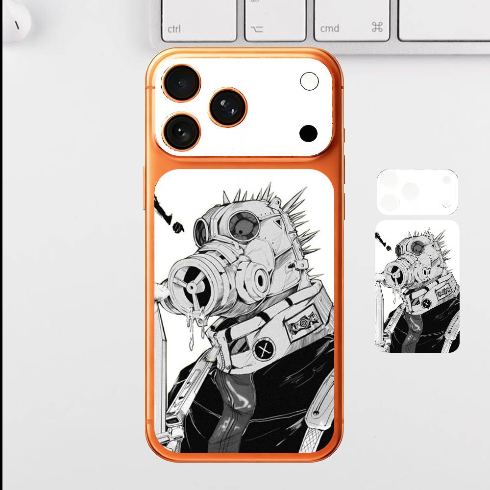 

Anime Figure K-Kaiman Back Cover Decal Protective Sticker For Iphone 17 Pro Max Skin Sticker Back Protective Decorative Stickers iPhone17promax