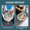 Stainless Steel Swan Sink Strainer Basket, Stainless Steel Swan Drain Rack, 4Pack Faucet Hanging Filter Basket, Kitchen Sink Drain Basket Swan for