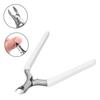 Professional Stainless Steel Cuticle Trimmer Dead Skin Remover Inline Spring Slip Resistant Cuticle Trimmer