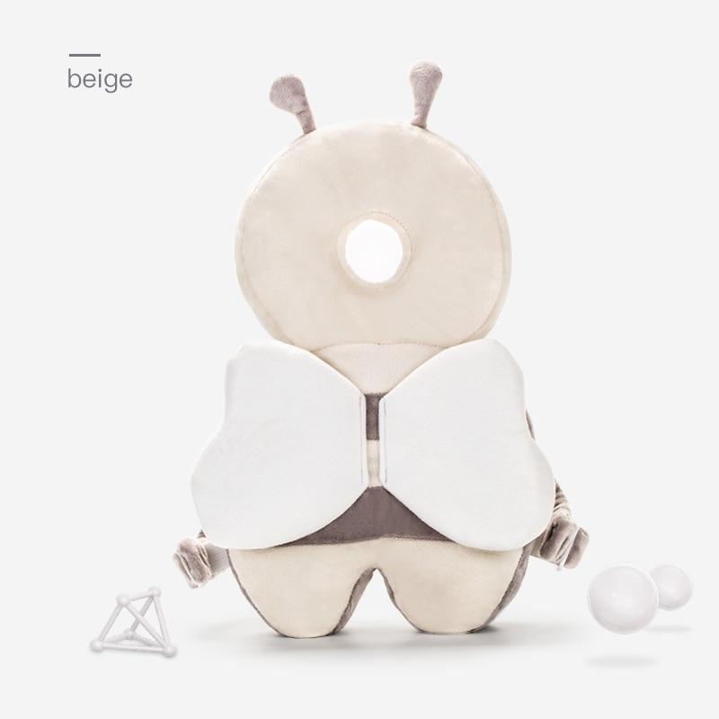 Protector pentru cap pentru copil mic Pernă de siguranță Pernă pentru spate Prevenirea rănirii Perne de securitate din desene animate Pernă anti-cădere respirabilă 1-3T