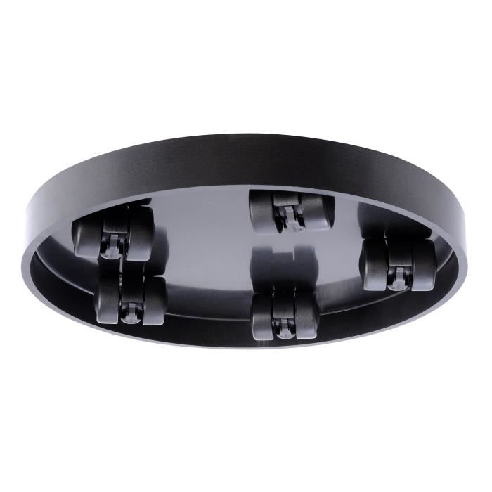 EDA Support à roulettes - Ø 30 cm x H 5 cm - Gris ardoise