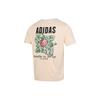 Adidas Anime Print Regular Sleeve Crew Neck T-shirt Men Tops Cinnamon-Pink JI7525