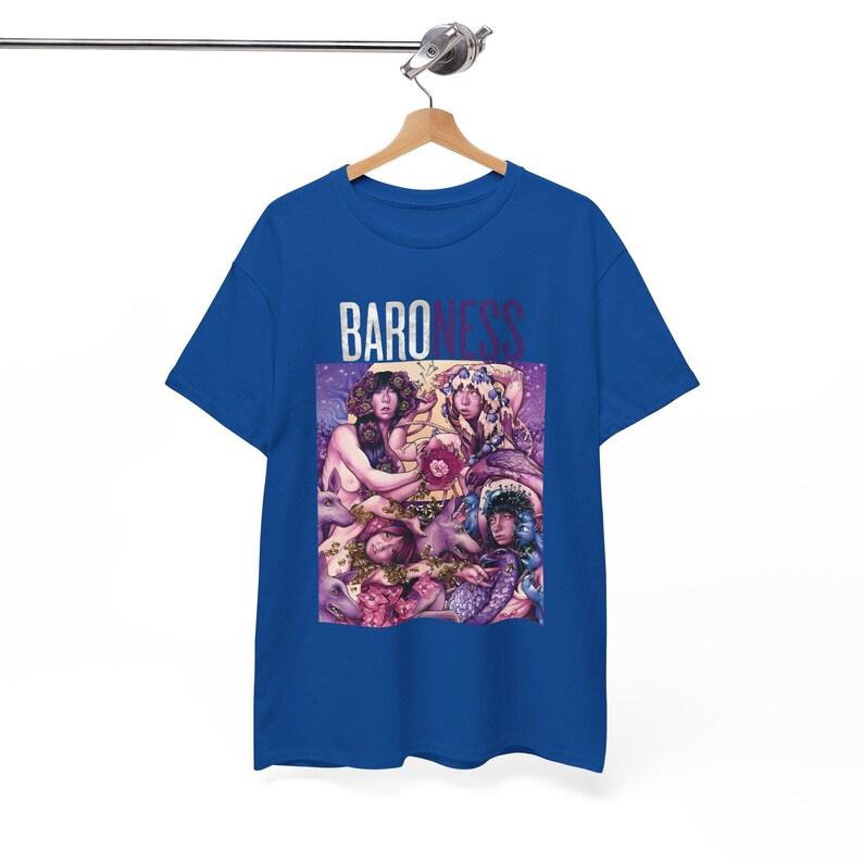 

2026 Summer Fashion Trendy Tee Men Women Vintage Top Baroness _purple_ Album Art T-shirt _ Stoner & Sludge Metal Graphic Tee XXXL