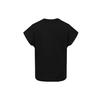 Puma T-shirt a maniche corte con logo grande e codice a barre da donna Top Nera 583865-01