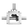 Right Angle Bevel 1:1 Forward Double Output Shaft 1 Module 20 Teeth Bevel Gear Frame Simple DIY Module