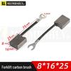 Forklift DC Motor Carbon Brush for Steering Electric Vehicle - Sizes: 6X16, 8X20, 10X20, 12.5