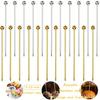 304 Stainless Steel Cocktail Skewers for Cake, Snacks, Dessert, and Fruit