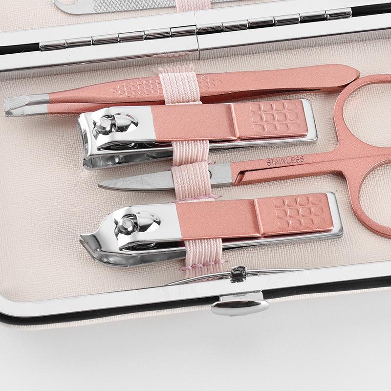 10-Piece Stainless Steel Nail Clipper & Pedicure Manicure Set with Customizable Logo