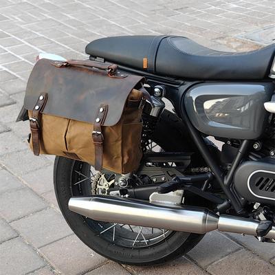 Waterproof Motorcycle Side Bag Universal Retro Rear Seat Bag Motorbike Tail Bag Electric Vehicle Hanging Bag For Honda Cm300 500