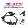 Capteur de vitesse de roue ABS arrière gauche ou droit D651-43-71YA pour Mazda 2 DE DH