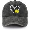 1pc Embroidered Love Baseball Caps for Women,outdoor Adjustable Sun Protection Casual Hats for Spring Autumn Travel,Versatile