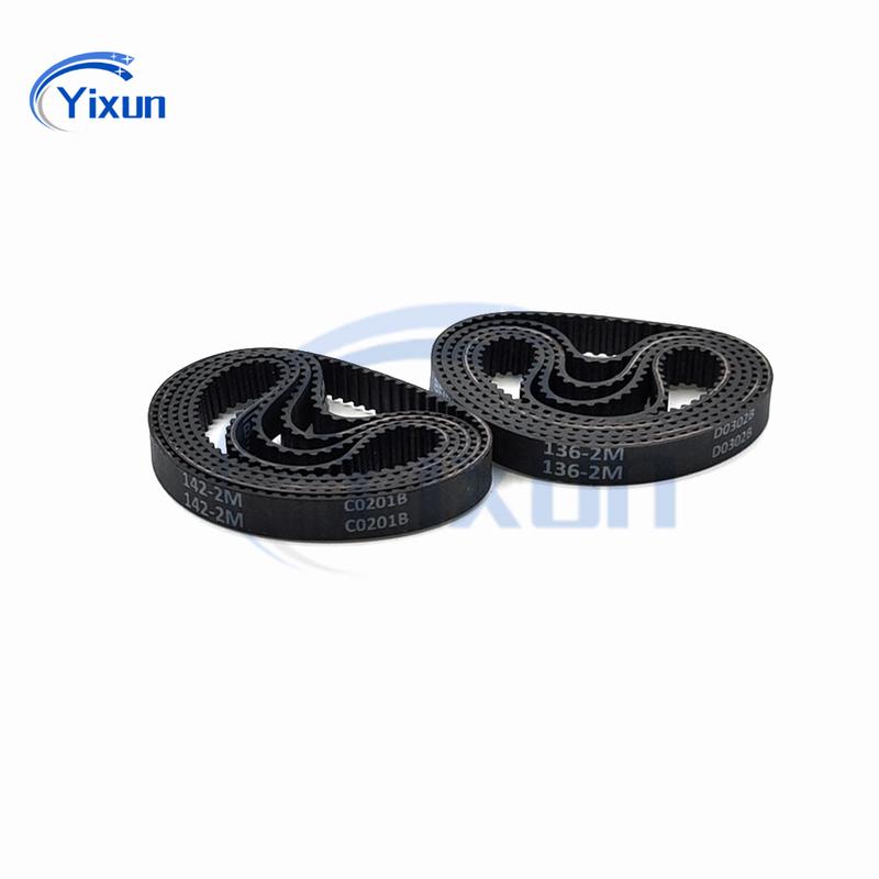2M Closed Timing Belt Length 118 120 126 130 136 142 158 160 161 162 168mm Width 4/5/6/10mm 2M Rubber Vacuum Cleaner Drive Belt