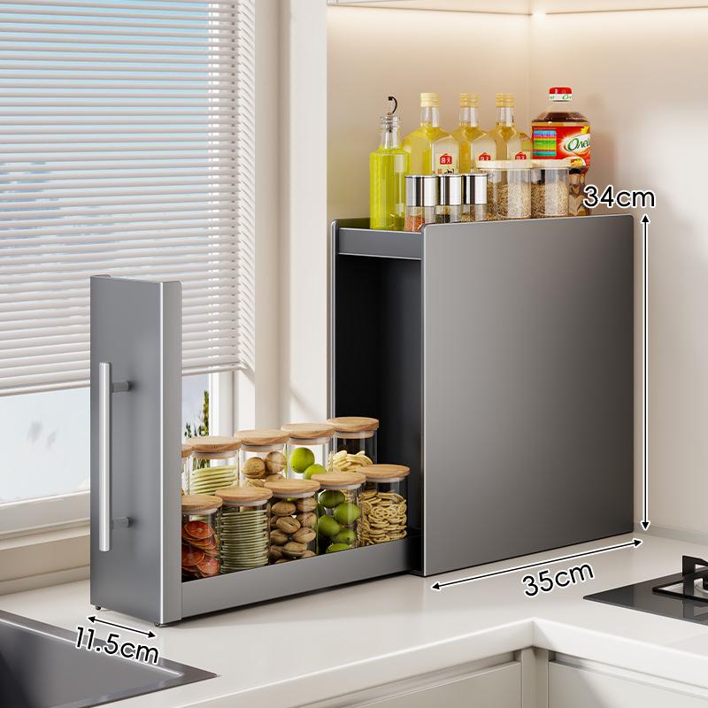 Kitchen Countertop Pull Out Narrow Spice