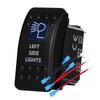 12v/24v Blue Led Light 5 Pin On Off SPST Rocker Switch 7 Pin On Off On ARB Carling Style Car Boat Waterproof Pump Push Switch