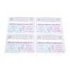 4pcs Mahjong Line Reader with Rules Portable Acrylic Mahjong Line Finder for Mahjong Accessories