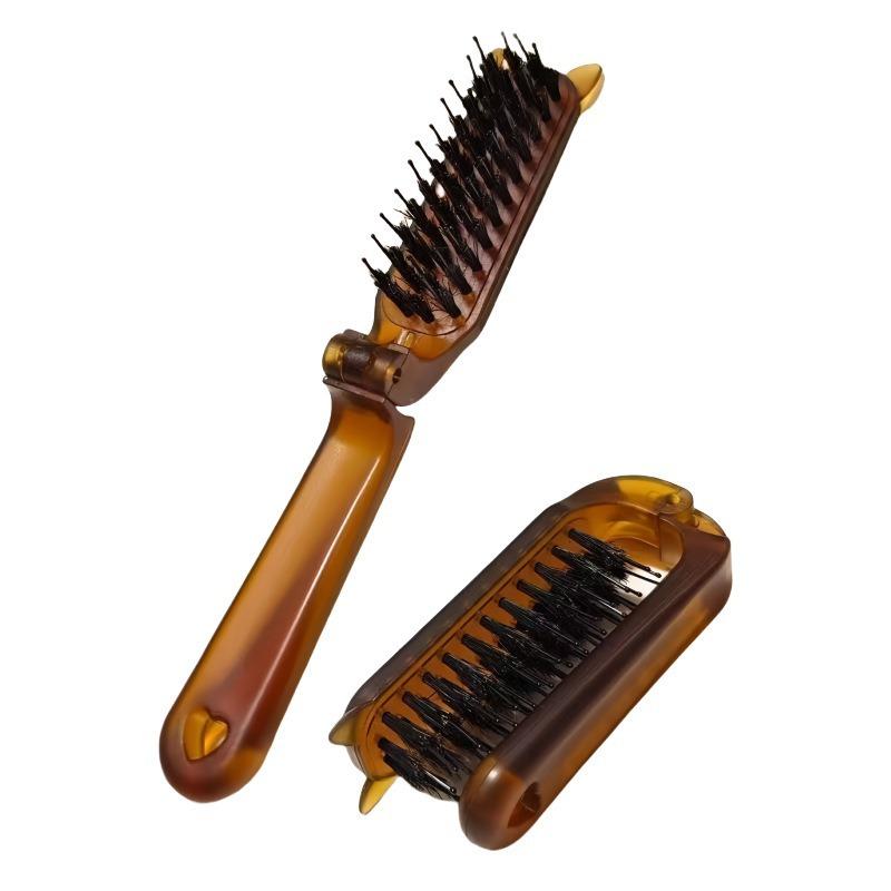Bristles Hair Comb Folding Hair Comb Fluffy Styling Comb Portable Foldable Hair Brush Comb