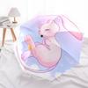 Mew Pattern, Automatic Folding Umbrella, Portable and Foldable Design, 8 Ribs, a Christmas or Birthday Gift.