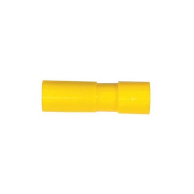 Conector Bala 4mm 100pcs (Amarelo) (Fêmea)