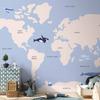 Wallpaper - Pastel Planet - Animals And Underwater Plants On The Map