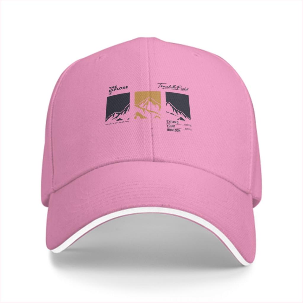Mountain Explore Graphic Baseball Cap Unisex Casual Polyester Adjustable Adventure Hat