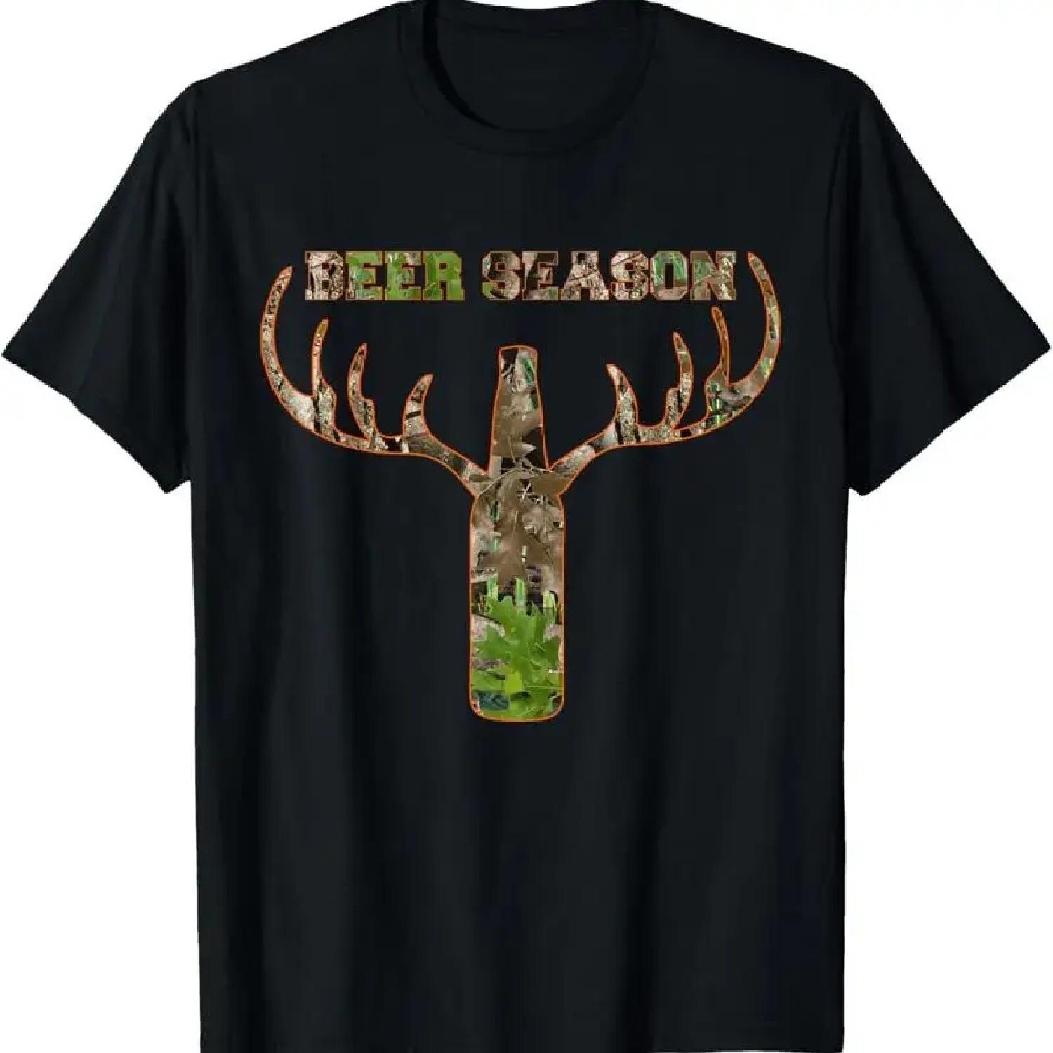Deer Hunting Beer Season Whitetail Buck T Shirt S