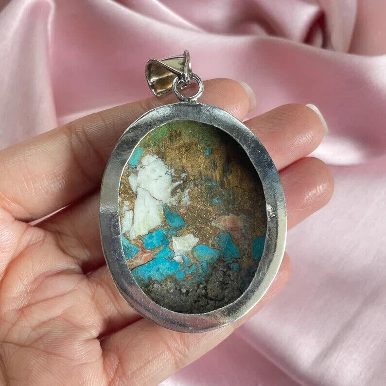 Spiny Oyster Pendant With Silver Chain Necklace 925 Sterling Silver Pendant