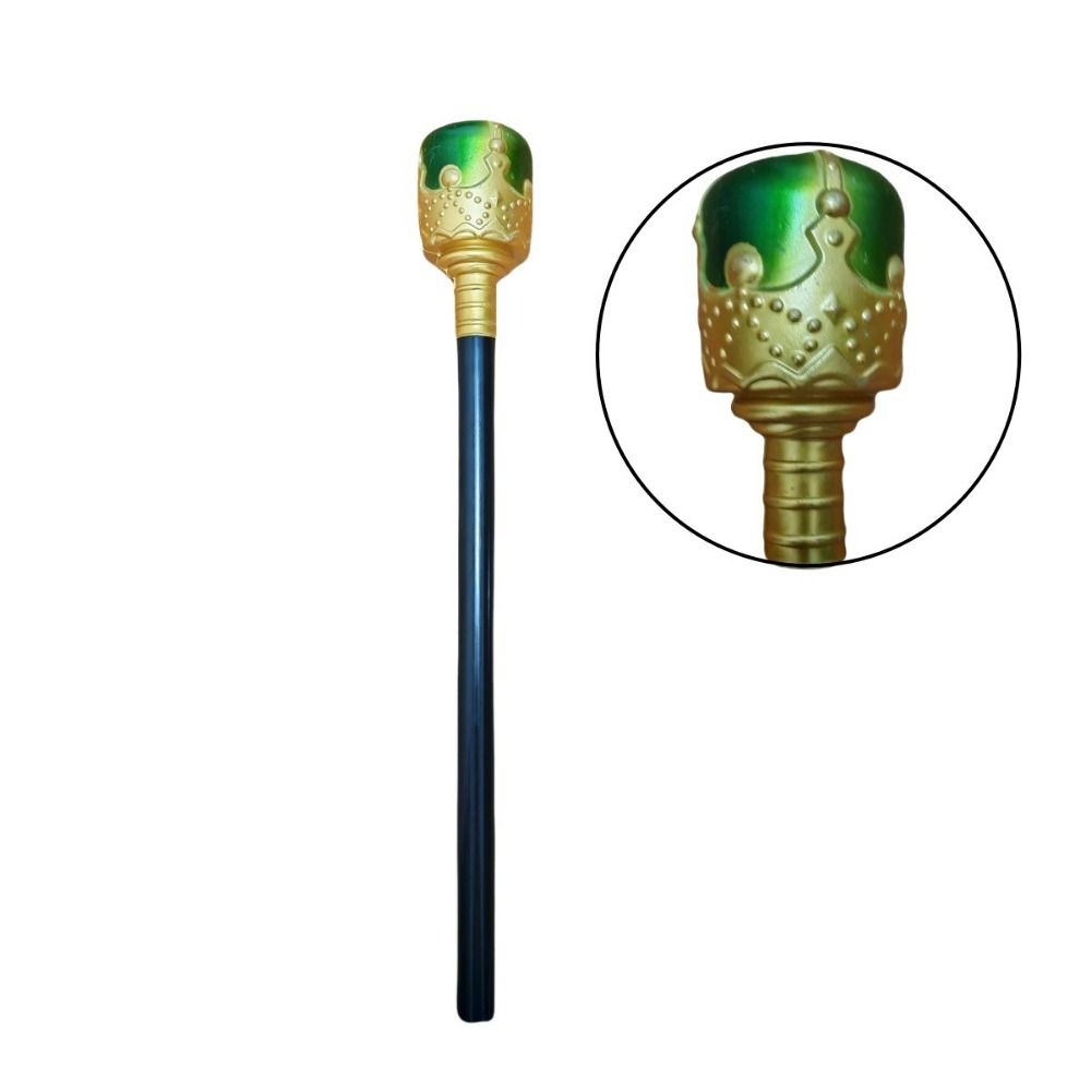 Performance King Queen Scepter Red/Blue Hand Wand High-quality Princess Prince Cane Boy