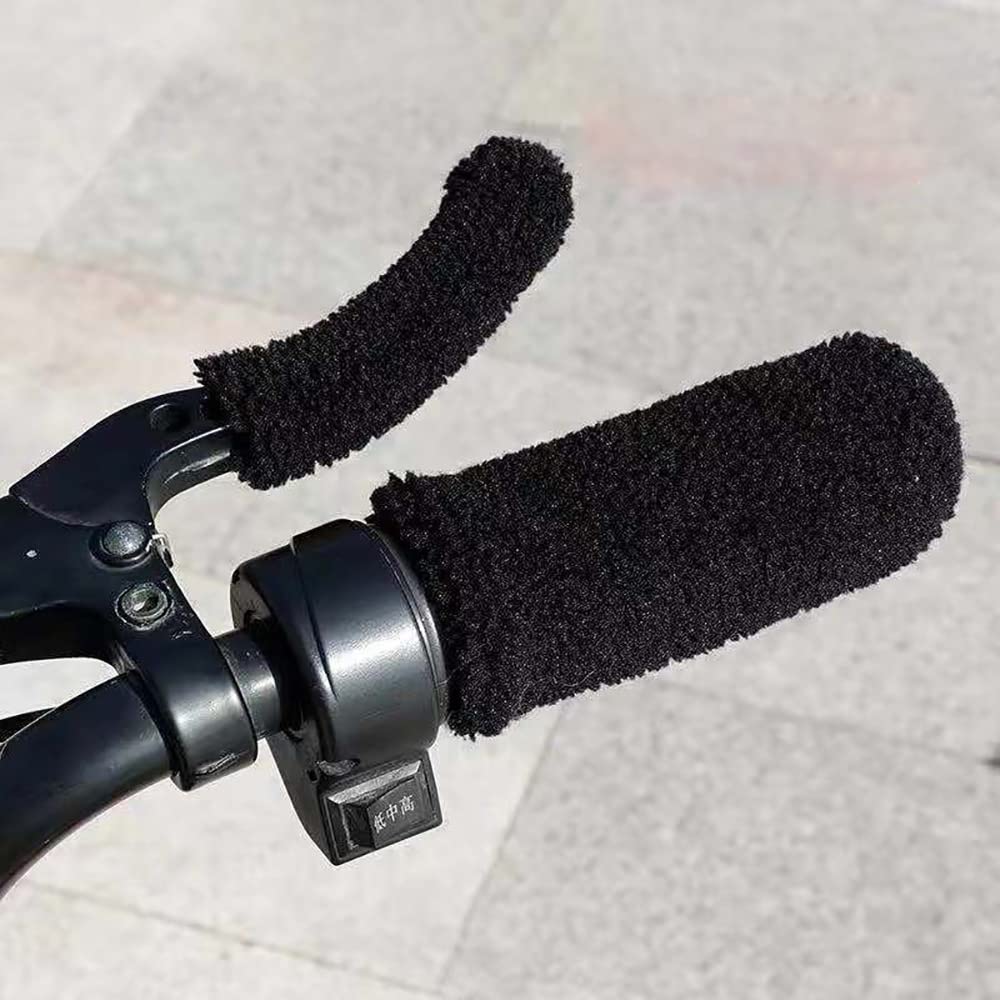 

Winter Gloves, Cold Weather Steering Wheel Cover, Cycling, Motorcycle Steering Wheel Cover, Waterproof, Windproof, 12*3.8*3.8cm чёрный