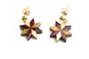 Parquet Earrings C by Hakone Maruyama Bussan