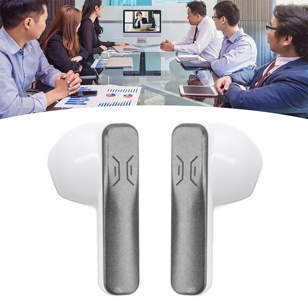 AI Language Translator Earbuds Noise Canceling 74 Languages 70 Accents 5.3 Wireless Smart Translation Device with APP for Music and Call