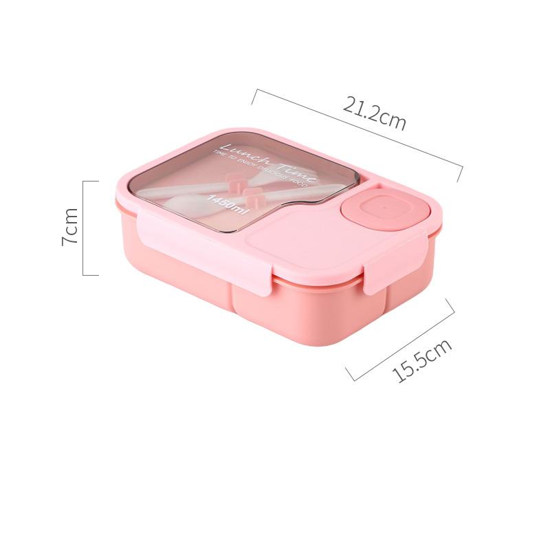 

Детский ланч-бокс, пригодный для микроволновки, коробка для бэнто с посудой, школьный ланч-бокс, переносной ланч-бокс, контейнеры для хранения еды