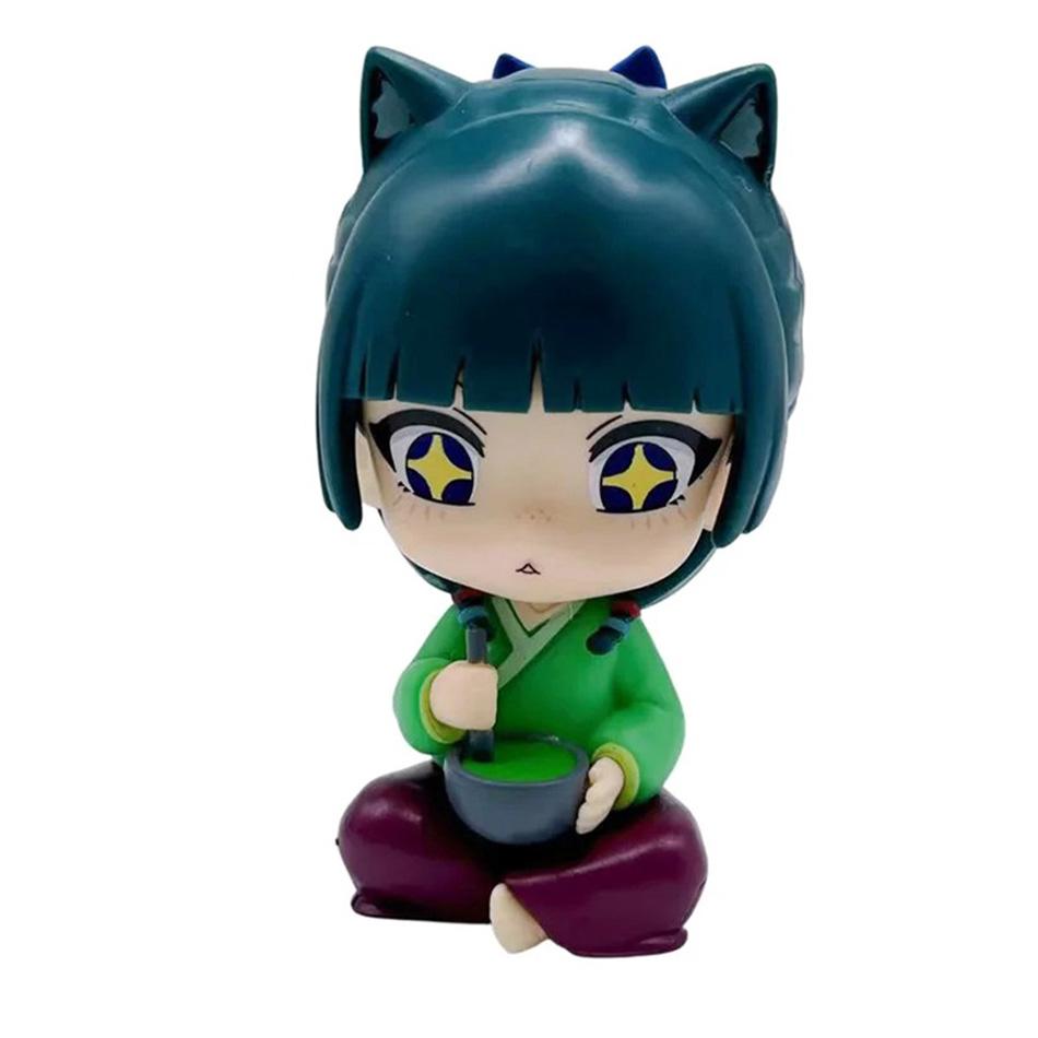 Anime Dzienniki Aptekarki 11cm Maomao Jinshi Styl Kwaii Figurki Zabawki Model PVC Lalka Kolekcjonerska Urocza Dekoracja Biurka Prezenty