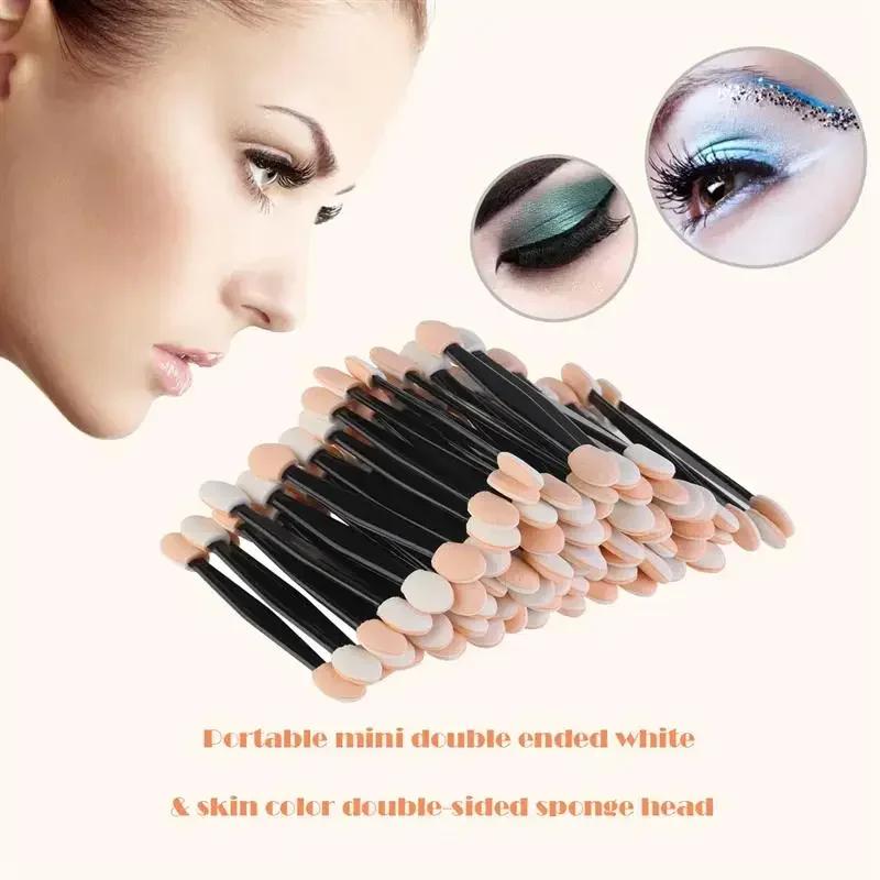 10Pcs Pro Sponge Stick Eye Shadow Brush Applicator Cosmetic Make Up Double-head Eyeshadow Brushes for Women Makeups Hot Fashion