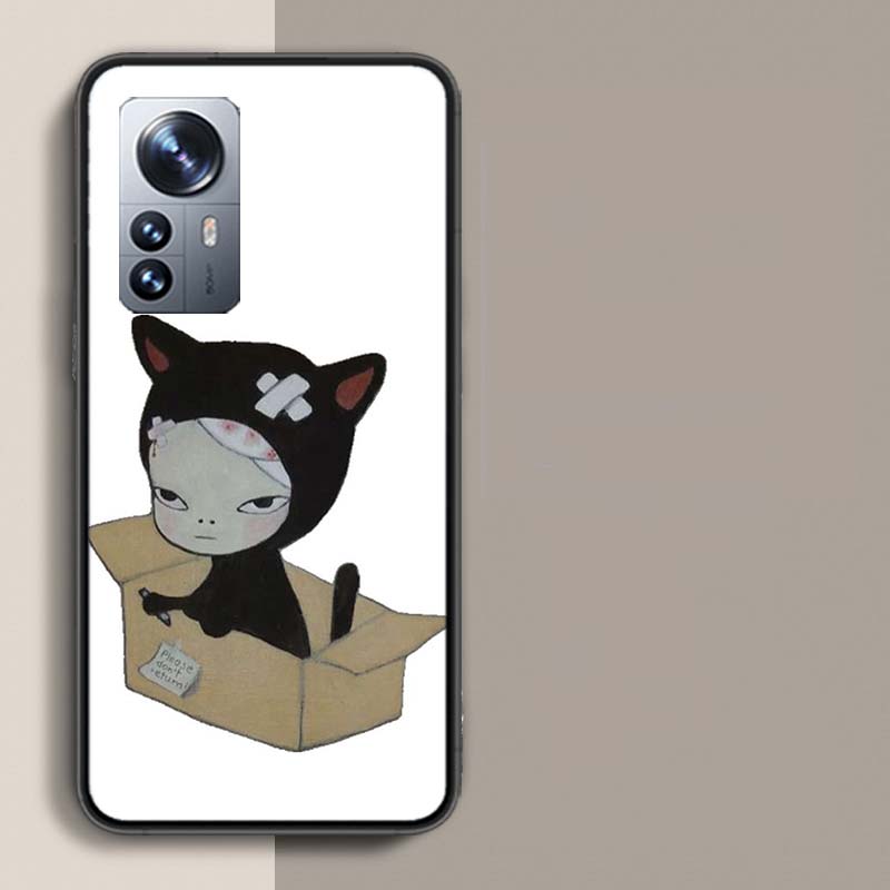 Cute Nara Yoshitomo Art Phone Case For Redmi Note 13 Pro Plus 14 Pro+ 12S 12 11S 11T 11E 11 10S 10 9S 9 Xiaomi Capa TPU