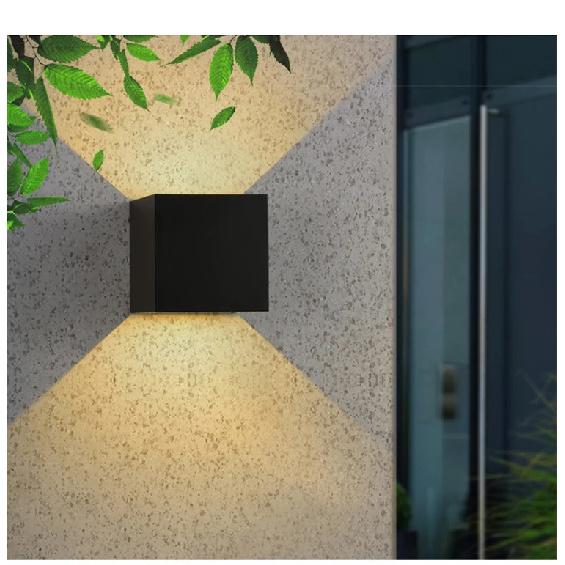 6W/10W LED Wall Light Outdoor Waterproof IP65 Porch Garden Wall Lamp & Indoor Bedroom Bedside Decoration Lighting Lamp Aluminum
