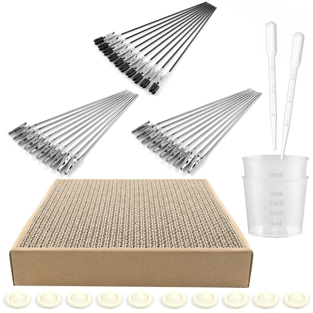 Goreson Paint Base and Paint Stick Set for Plastic Model Painting Tools Paint and Measuring Cup Plastic Model Painting Tools (Paint Base, Stick,