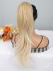 Synthetic Long Curly Layered Wavy Drawstring Pony Tail 24-inch For Women Heat Resistant Fake Hair