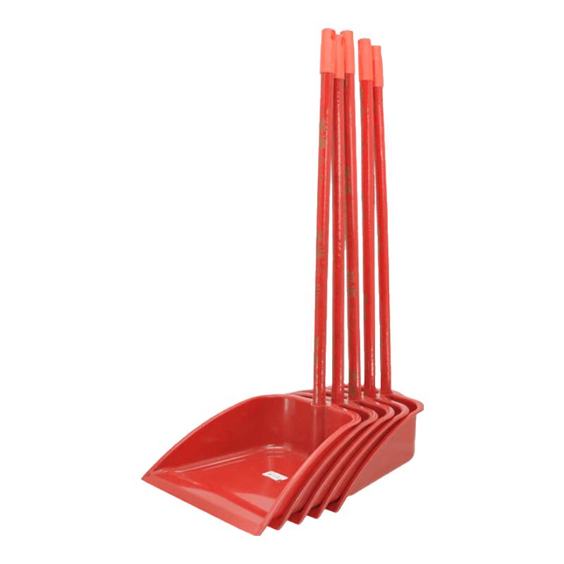 JNL Wood Handle Thickened Plastic Dustpan