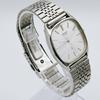 Used Vintage SEIKO Chariot Men's Watch Square Slim Dress Watch Old White Dial